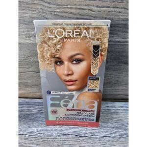 L'Oreal Paris Feria Platinum Bounce Bond Care Lightening System Lightens Up To 8